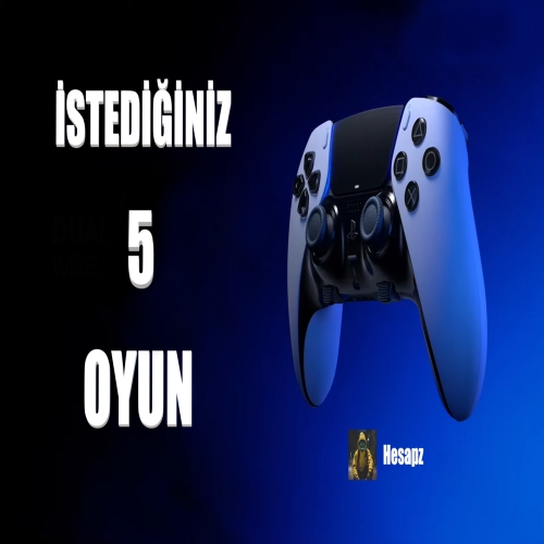  İstediginiz 5 Oyun + Garanti